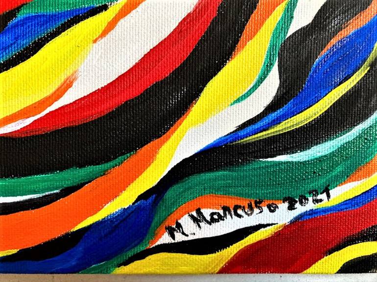 Original Abstract Painting by Massimo Mancuso