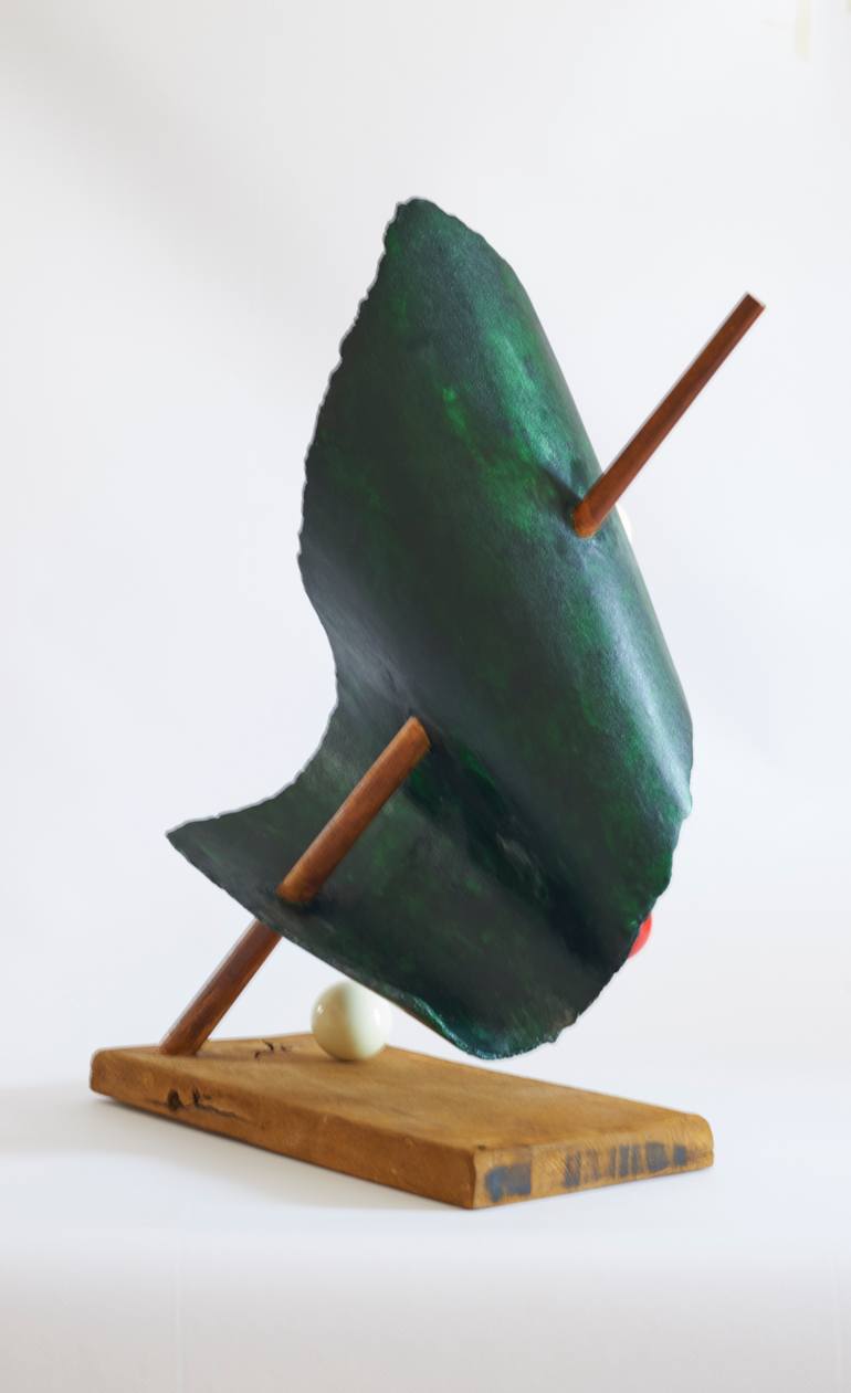 Original Contemporary Abstract Sculpture by Carlos Hernández Jalao