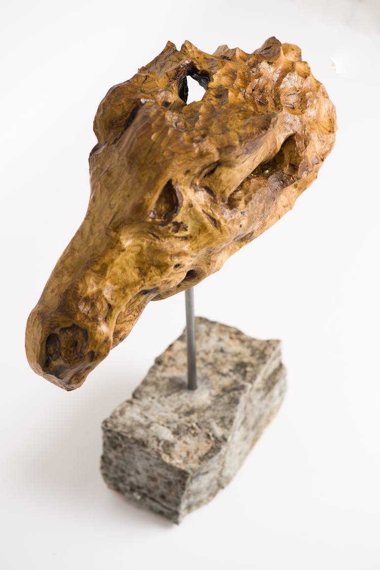 Original Figurative Animal Sculpture by Carlos Hernández Jalao