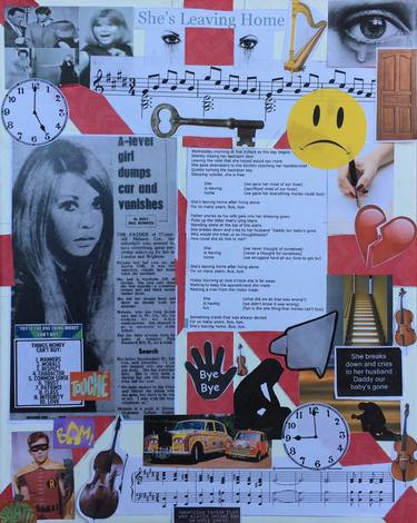 Original Pop Art Music Collage by Jonathan Morrill