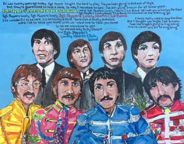 Sgt Pepper S Lonely Hearts Club Band Painting By Jonathan Morrill Saatchi Art