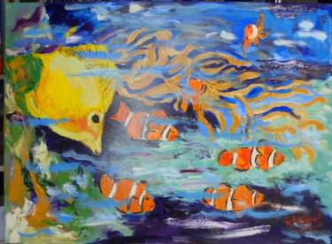 Original Fish Paintings by Rocio Ahnert Iglesias