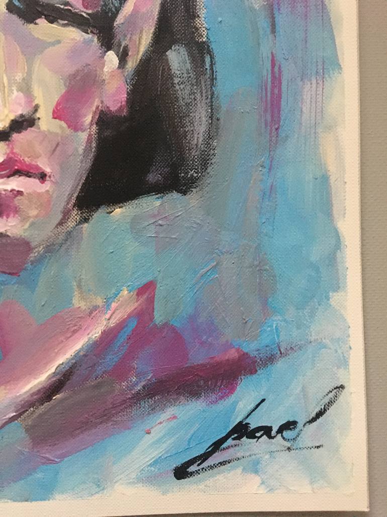 Original Art Deco People Painting by Pasha Rud