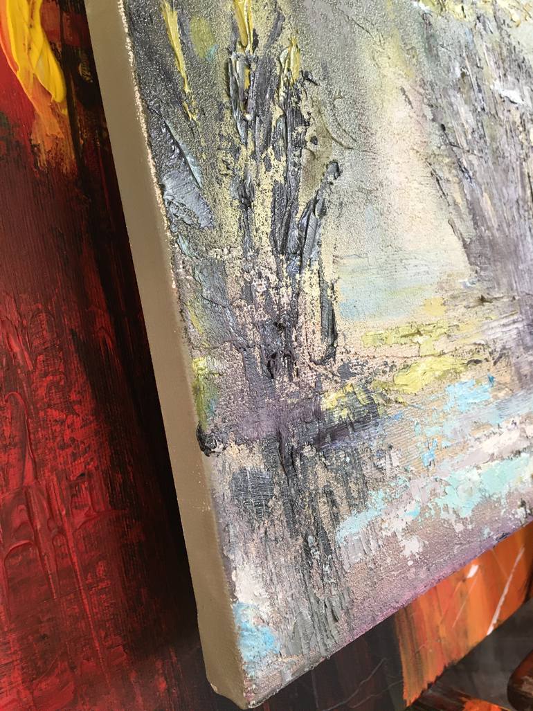 Original Expressionism Landscape Painting by Pasha Rud