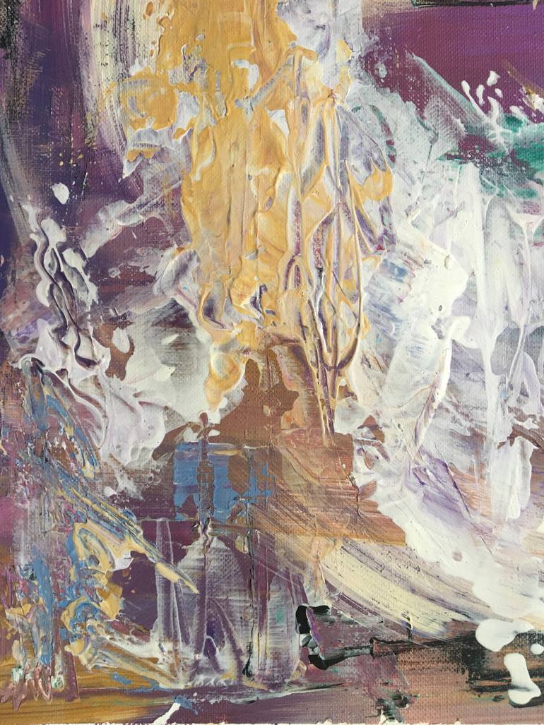 Original Abstract Expressionism Abstract Painting by Pasha Rud