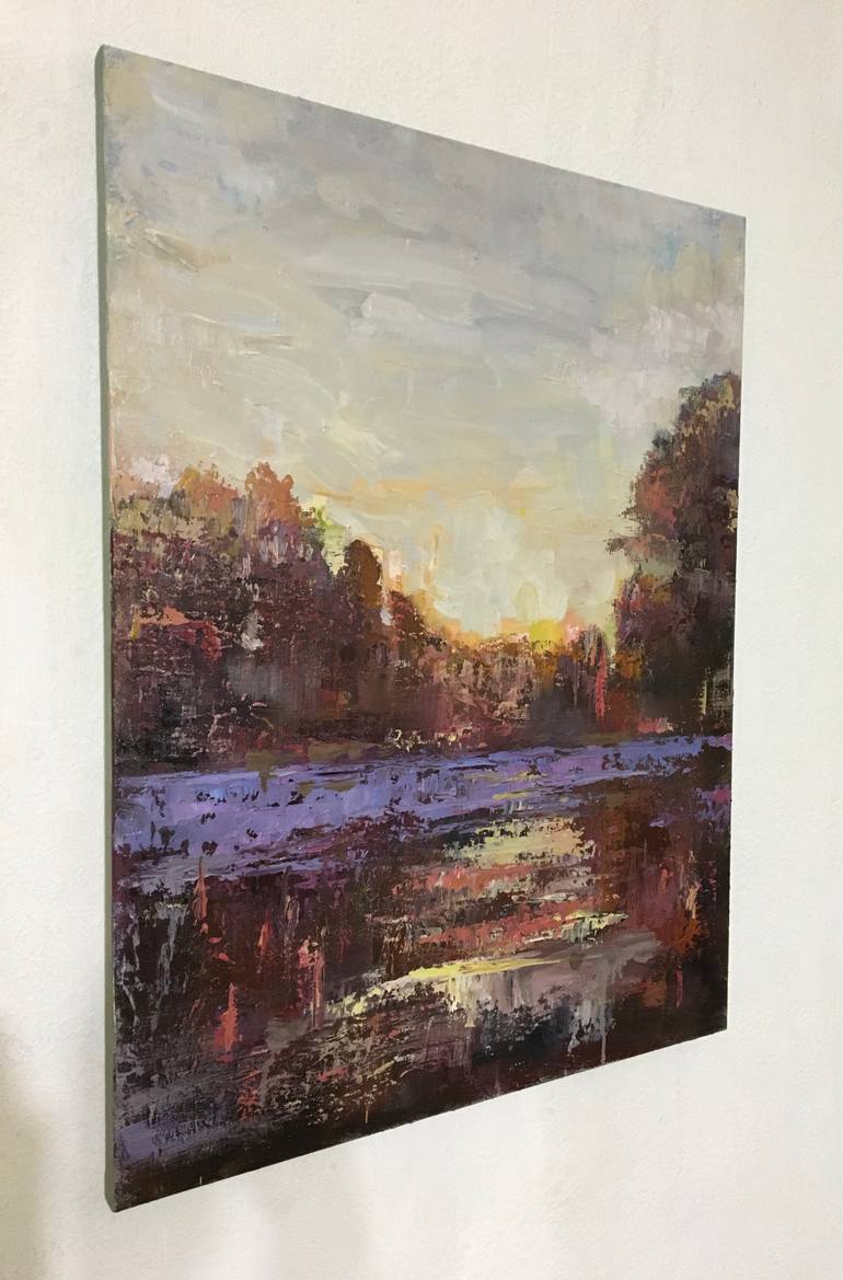 Original Abstract Landscape Painting by Pasha Rud