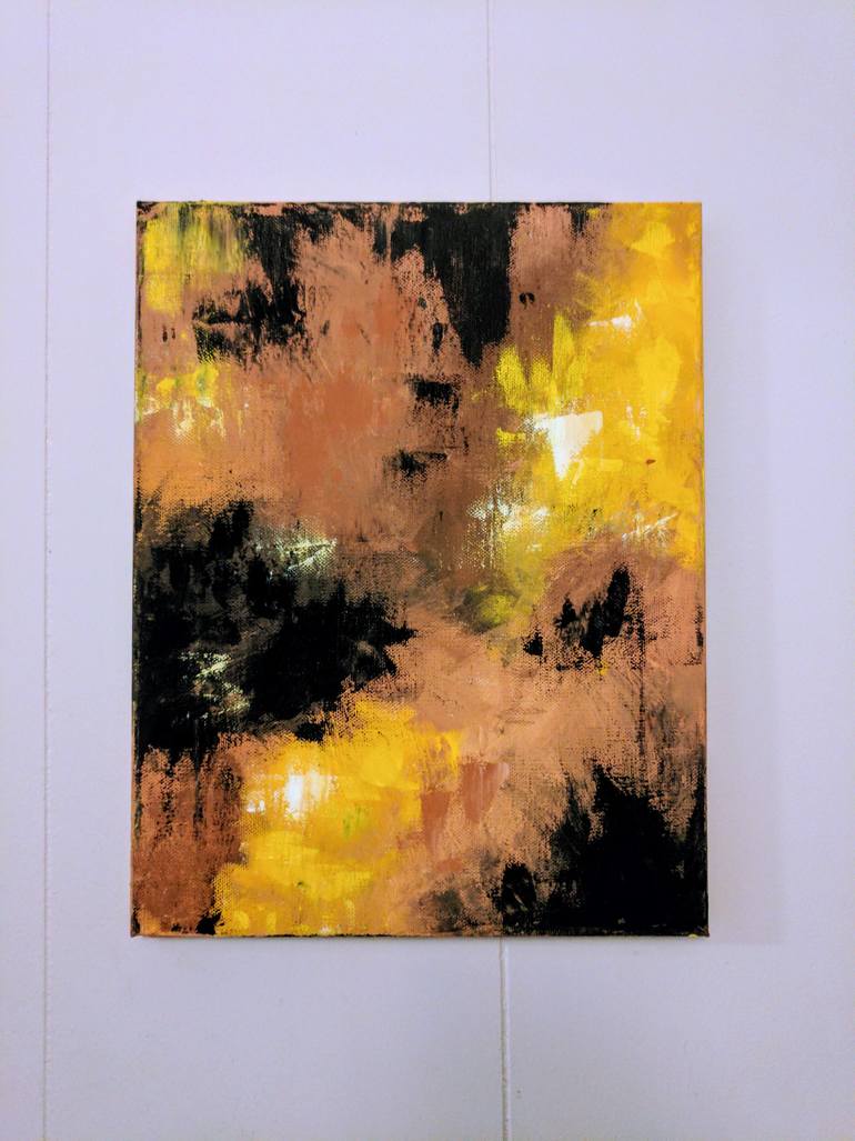 Original Abstract Expressionism Abstract Painting by Kristen Jussila