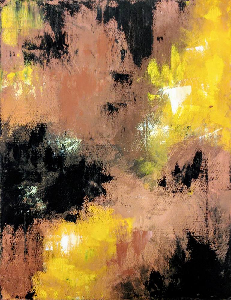 Original Abstract Expressionism Abstract Painting by Kristen Jussila