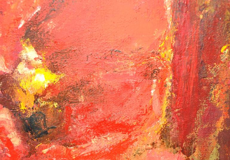 Original Abstract Expressionism Floral Painting by Ilona Primus-Ziarnowska