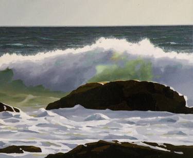 Print of Seascape Paintings by Colin Madgwick