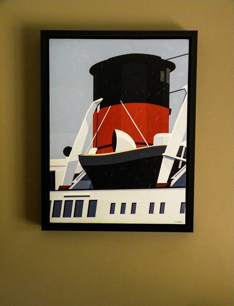 Original Ship Painting by Colin Madgwick