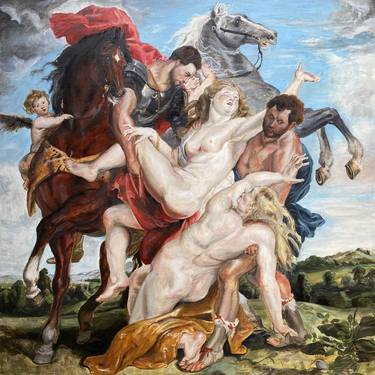 Original Classical mythology Painting by Nathaniel Newell