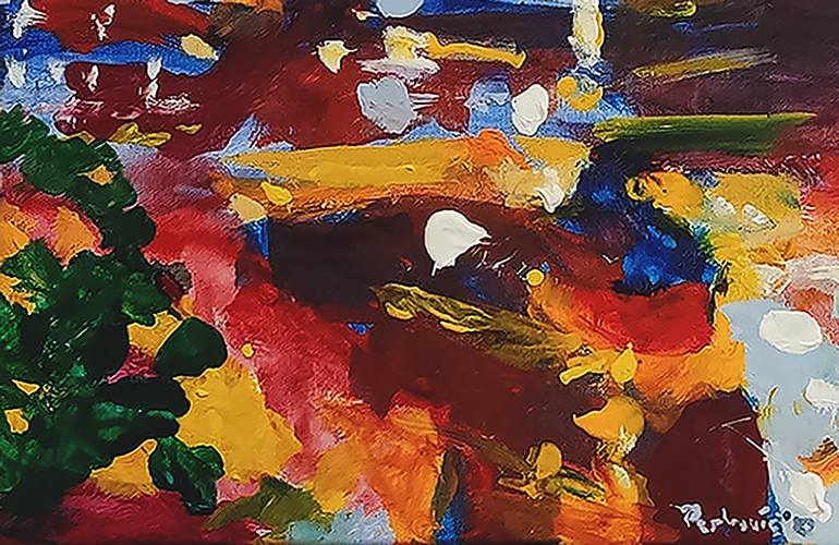 Original Abstract Painting by Stjepan Perkovic