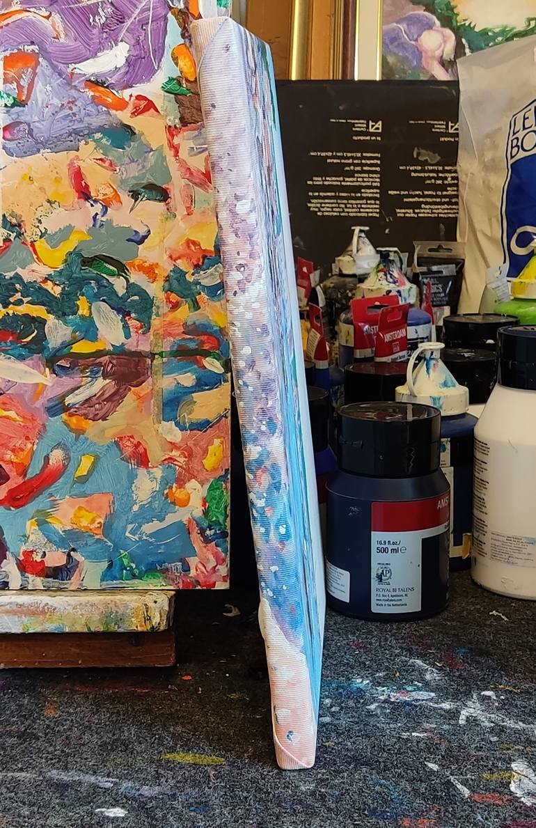 Original Figurative Beach Painting by Stjepan Perkovic