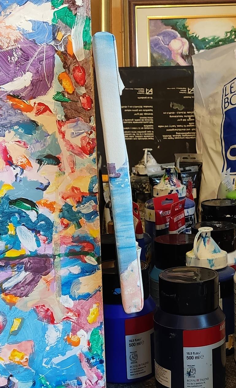 Original Figurative Beach Painting by Stjepan Perkovic