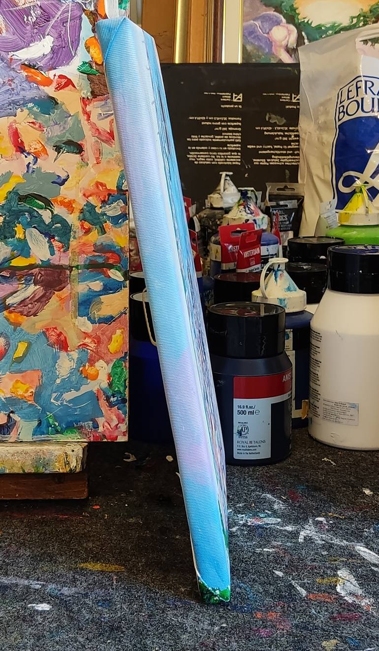 Original Figurative Beach Painting by Stjepan Perkovic