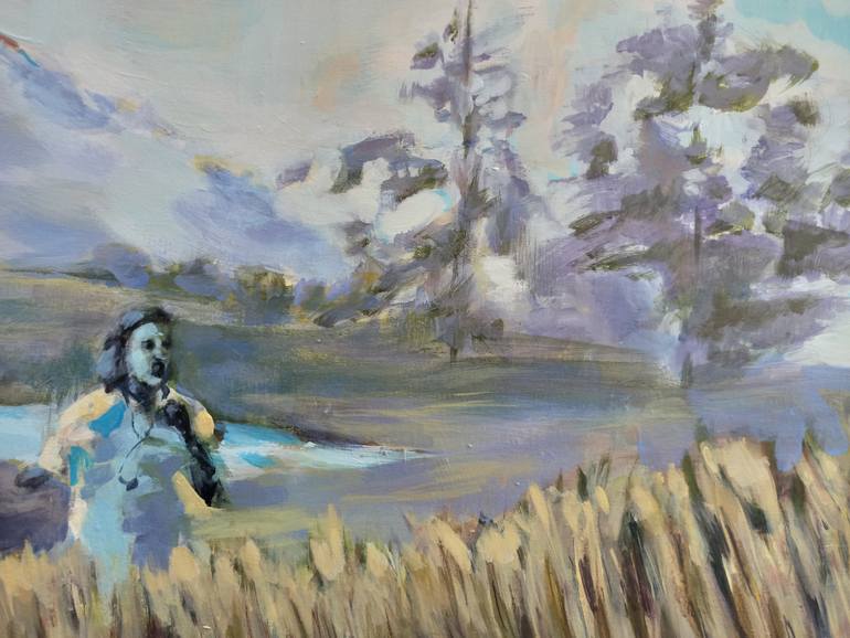 Original Surrealism Animal Painting by Markos Papoutsakis