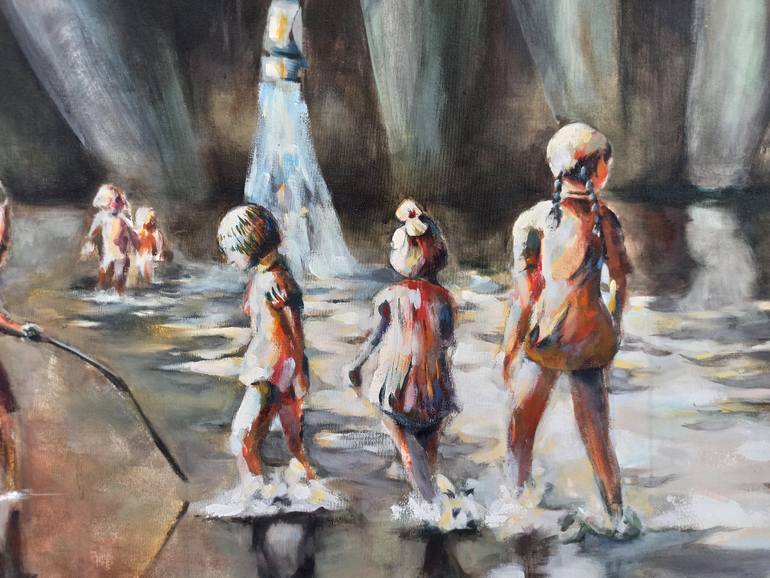 Original Contemporary Landscape Painting by Markos Papoutsakis