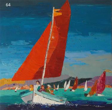 Print of Expressionism Boat Paintings by Michele Ulmann