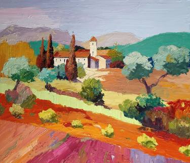 Original Expressionism Landscape Paintings by Michele Ulmann