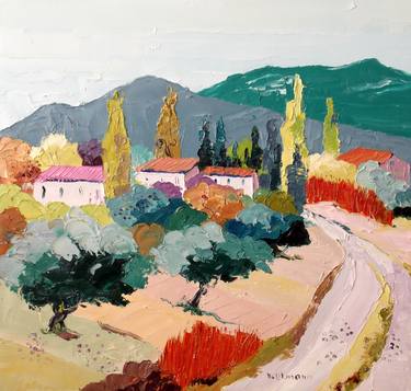 Original Expressionism Landscape Paintings by Michele Ulmann