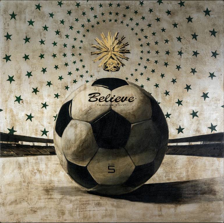 Believe. Ball. Painting by Jose Luis Ferragut Saatchi Art