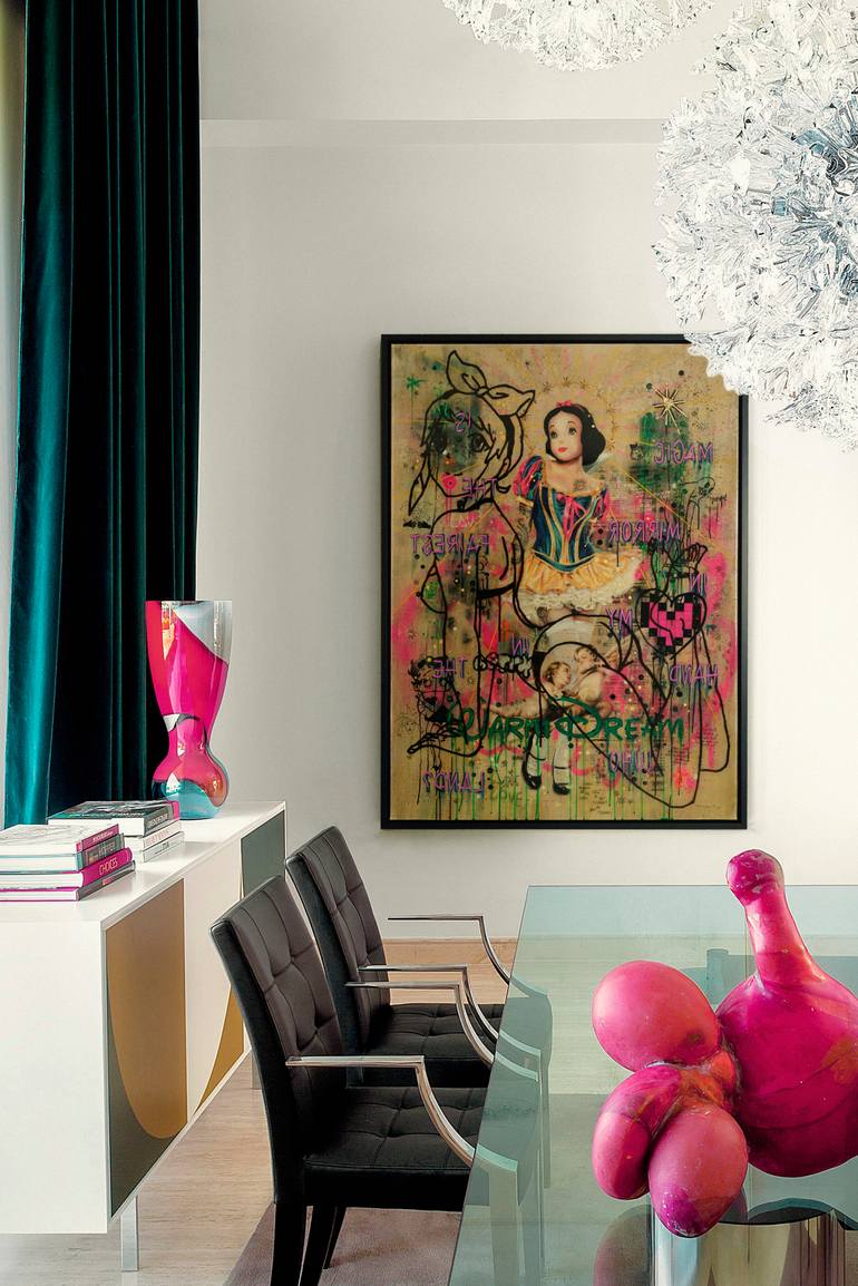 Original Modernism People Painting by Jose Luis Ferragut