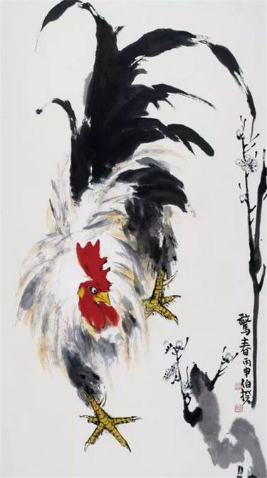 Original Impressionism Animal Painting by China Art Now