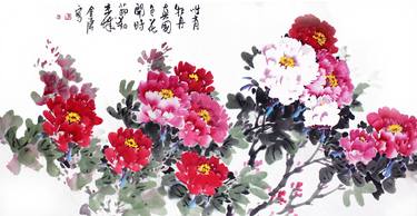 Original Fine Art Floral Painting by China Art Now