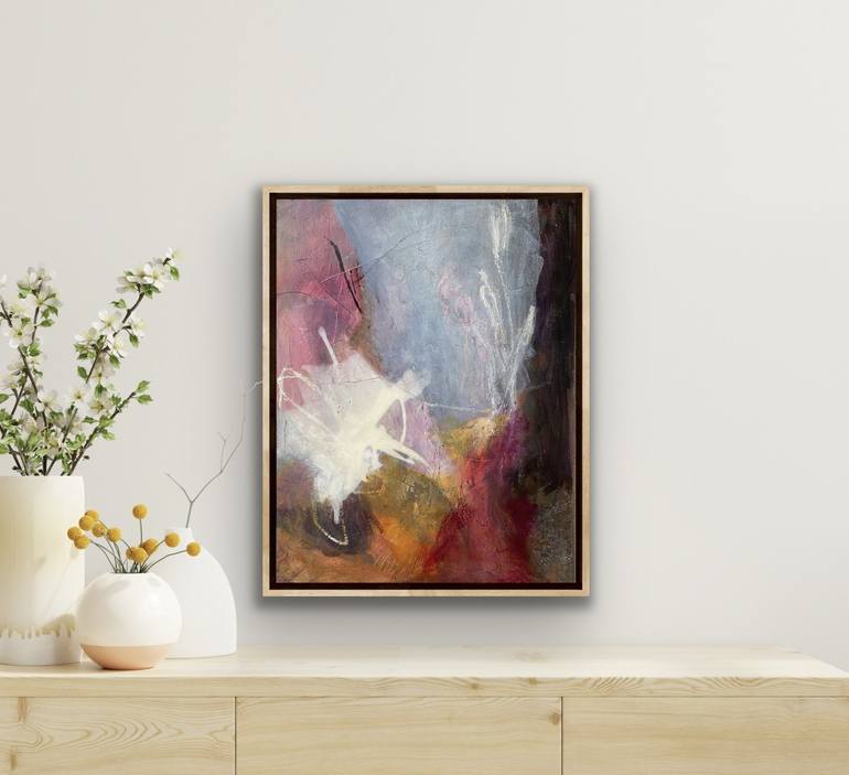 Original Abstract Expressionism Nature Painting by Alethea Eriksson