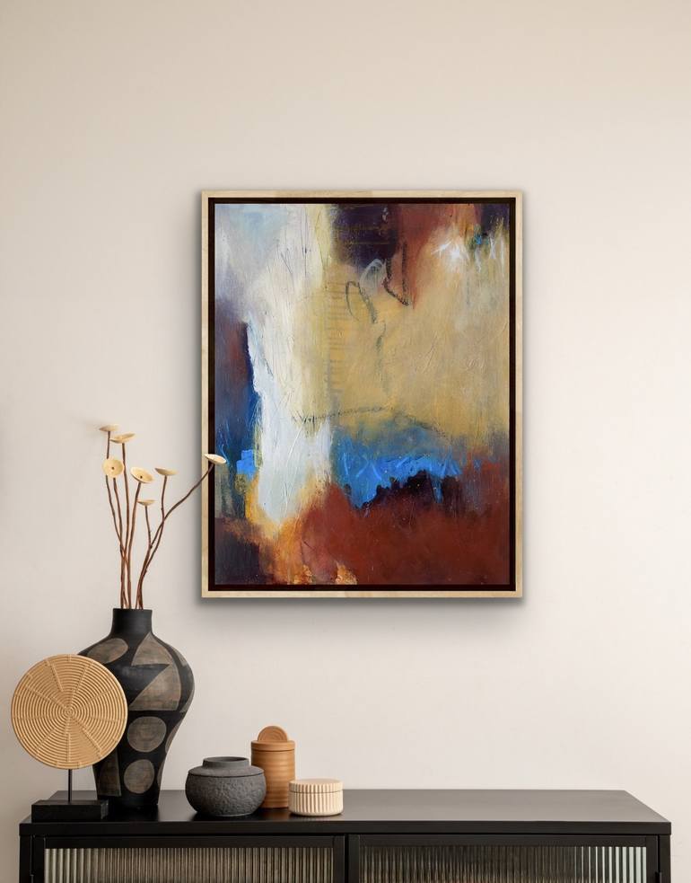 Original Abstract Expressionism Nature Painting by Alethea Eriksson