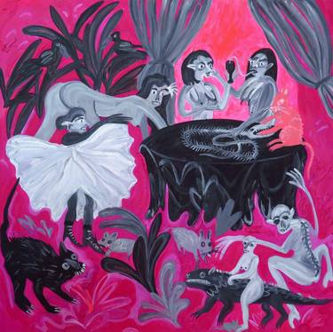 Print of Figurative World Culture Paintings by Katerina Barabasova