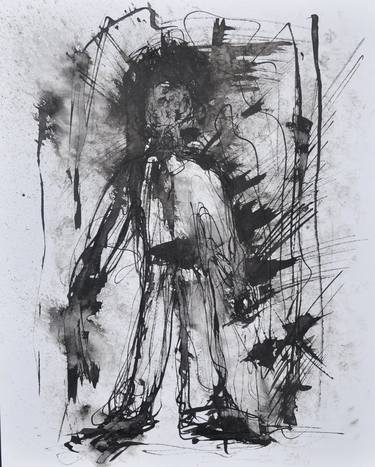 Print of Expressionism Men Drawings by Edra Galzeran