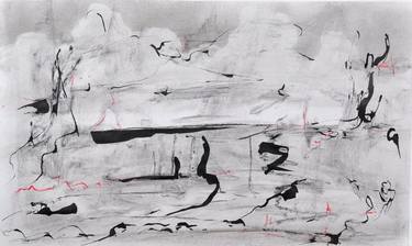 Print of Abstract Expressionism Mortality Drawings by Edra Galzeran