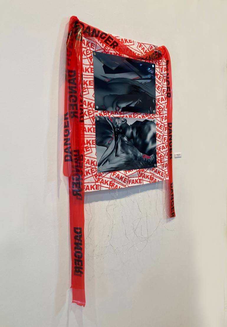 Original Abstract Science/Technology Installation by Sheila Elias