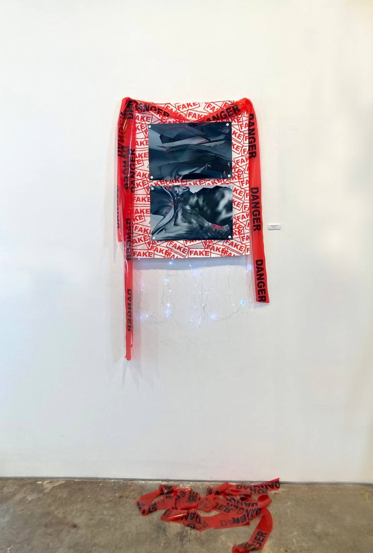 Original Abstract Science/Technology Installation by Sheila Elias