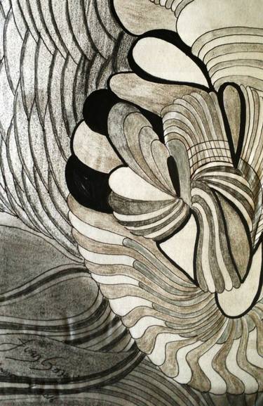Print of Abstract Expressionism Abstract Drawings by Juan Carlos Gonzalez