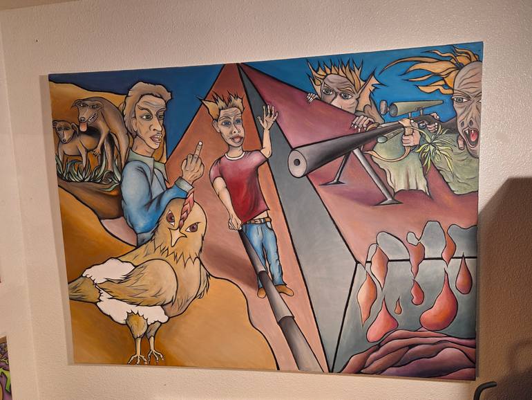 Original Surrealism Humor Painting by Ryan Law