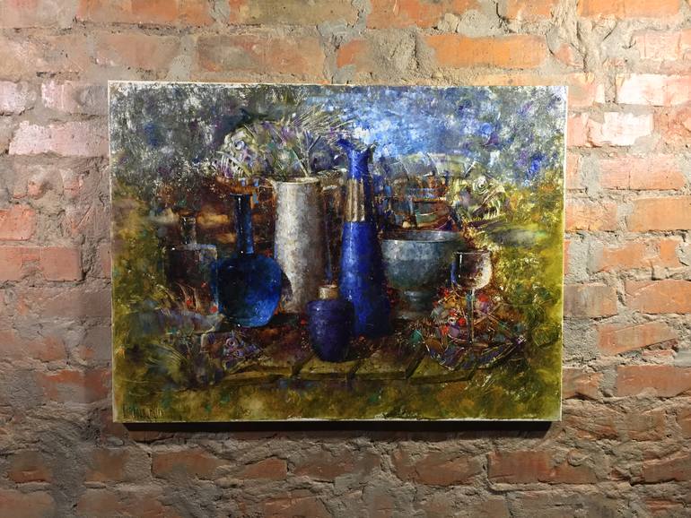 Original Realism Still Life Painting by Helen Illichova