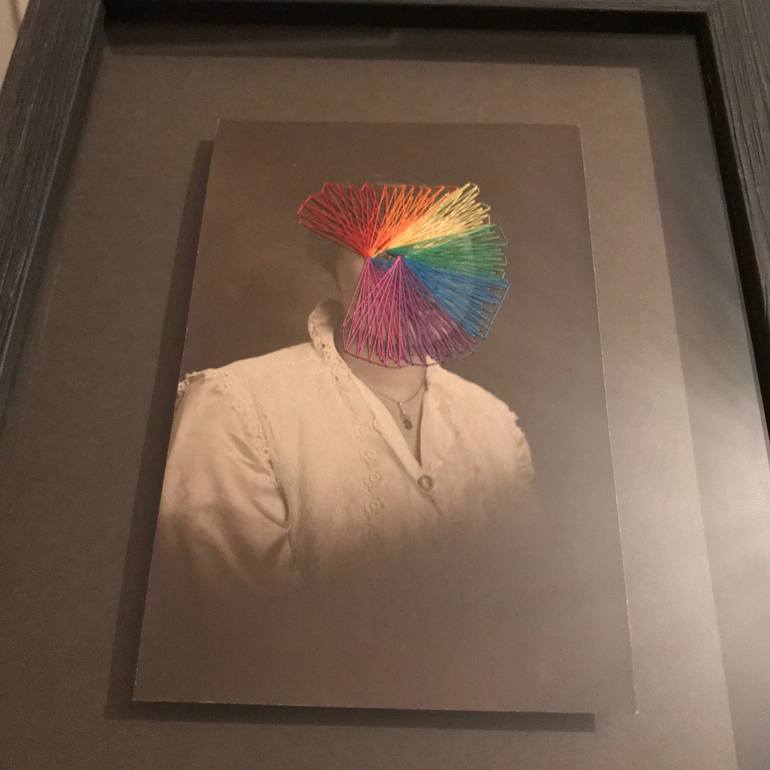 Original Abstract People Collage by Jamie Rawlings