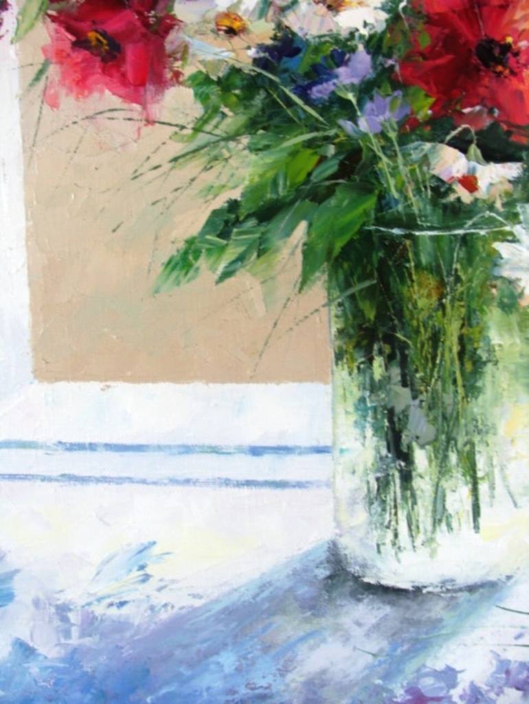 Original Floral Painting by якименко петр