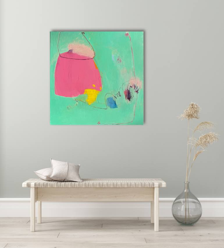 Original Abstract Expressionism Abstract Painting by Lenta Markevich