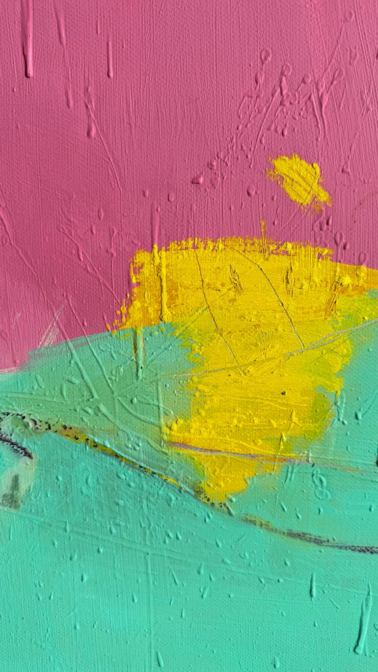 Original Abstract Expressionism Abstract Painting by Lenta Markevich