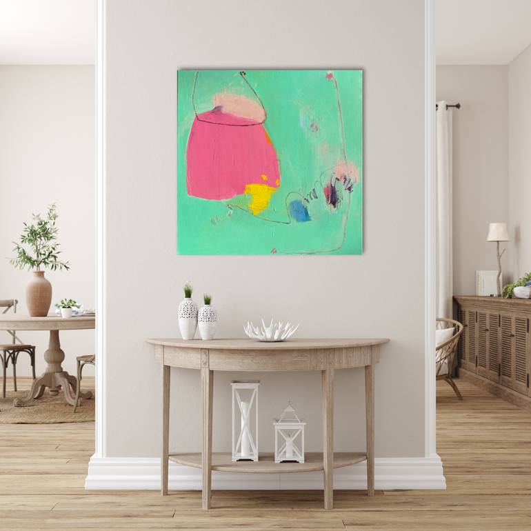 Original Abstract Expressionism Abstract Painting by Lenta Markevich