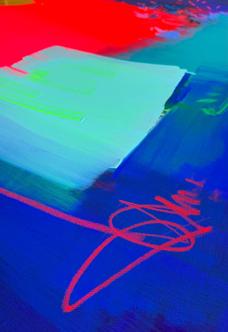 Original Abstract Expressionism Abstract Painting by Lenta Markevich