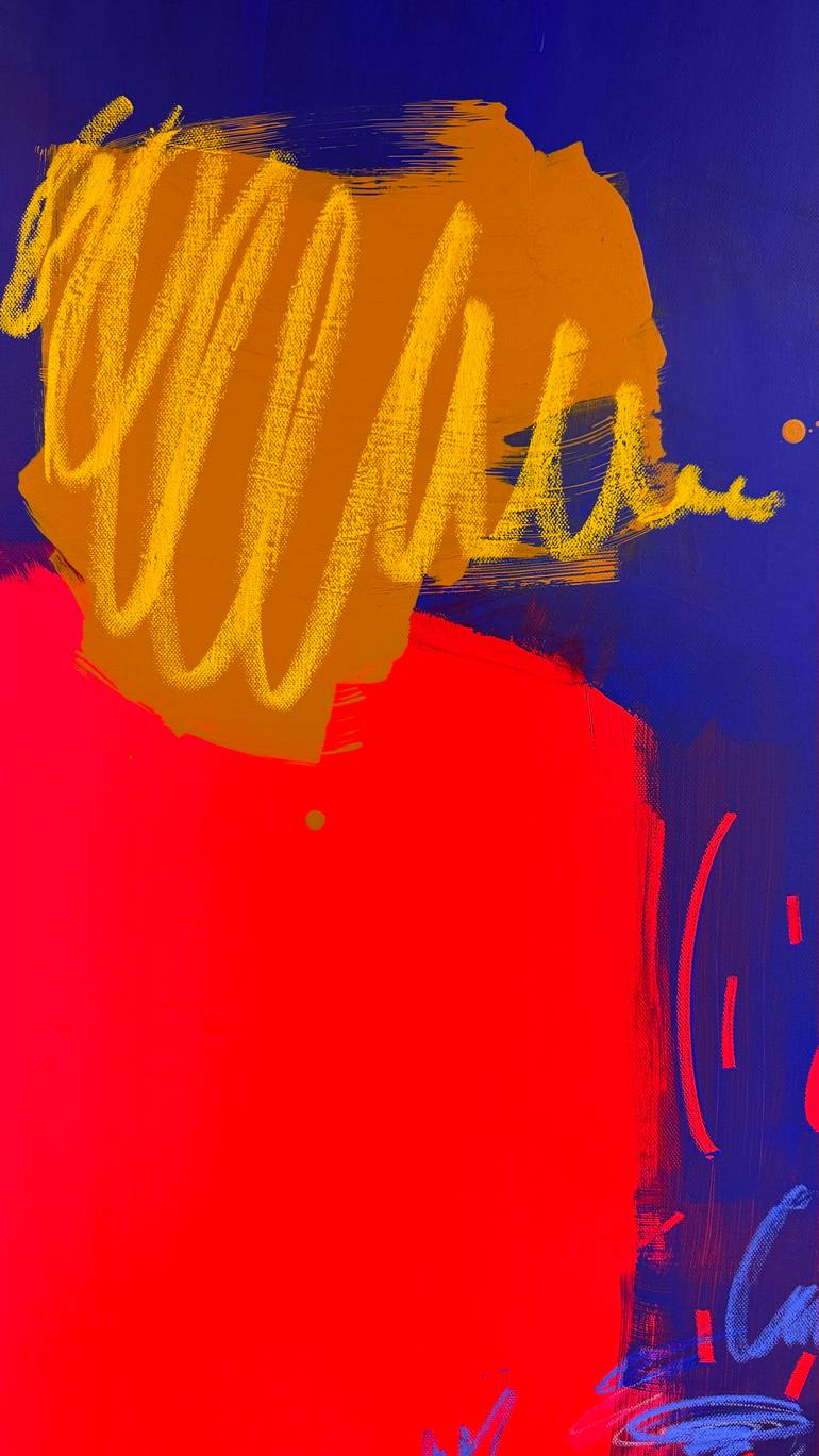 Original Abstract Expressionism Abstract Painting by Lenta Markevich