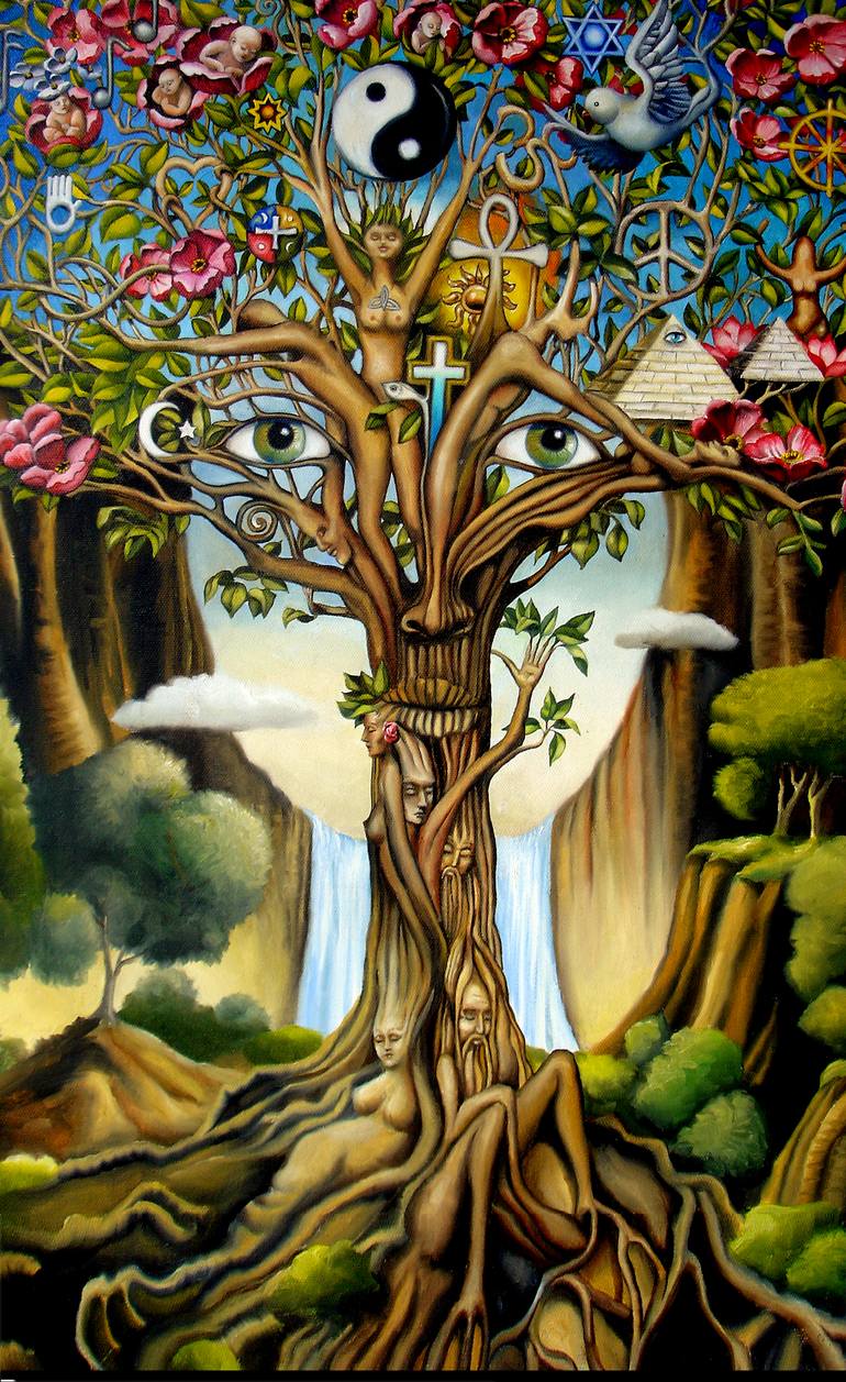 The Tree Of Life Painting By Gary Soszynski Saatchi Art