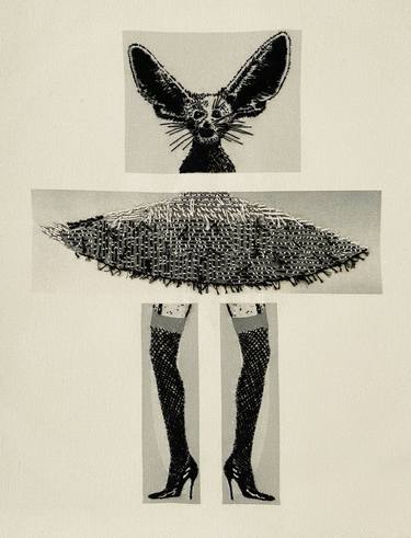 Original Figurative Fantasy Collage by Robin McCarthy