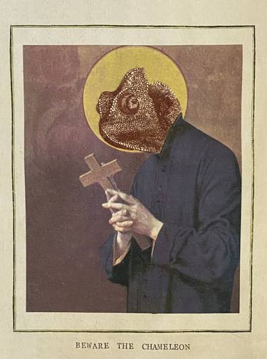 Original Fine Art Religion Collage by Robin McCarthy