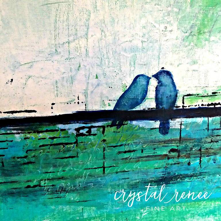 Original Modernism Abstract Painting by Crystal Renee